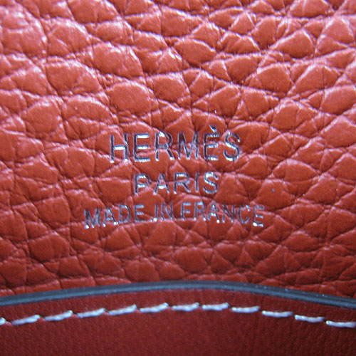 AAA Hermes Kelly 22 CM France Leather Handbag Red H008 On Sale - Click Image to Close